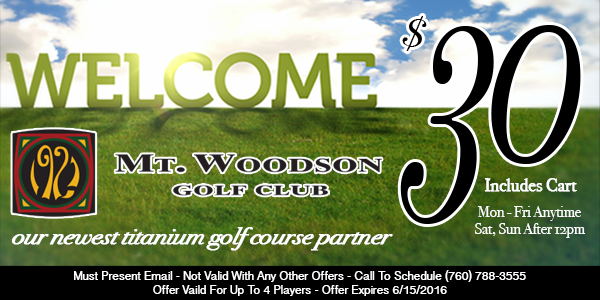 Mt Woodson Welcome Offer April 2016