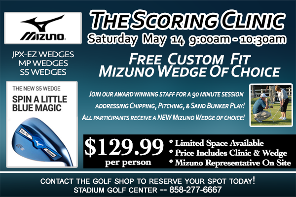 Mizuno Wedge Scoring Clinic